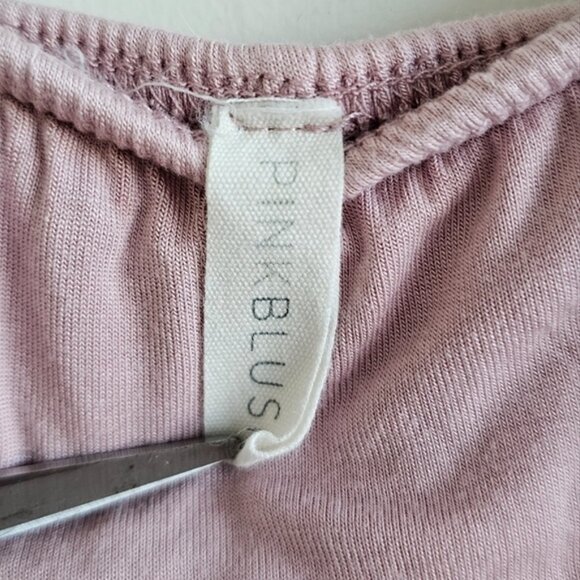 PinkBlush Ruffle Off Shoulder  Mermaid Maternity Photoshoot Gown/Dress mauve XL - Picture 10 of 13